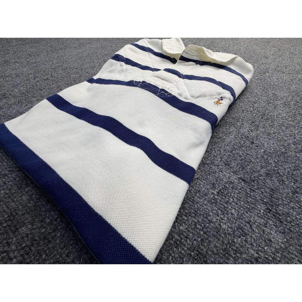 Polo Ralph Lauren Stripe Polo Shirt Cotton L Rugby - Picture 10 of 10